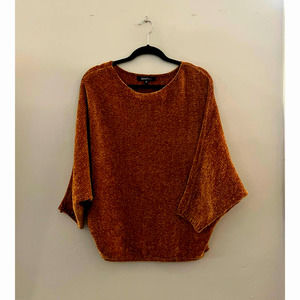 Gold chenille sweater